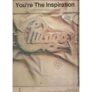  Sheet Music Youre The Inspiration Chicago 77 Everything 