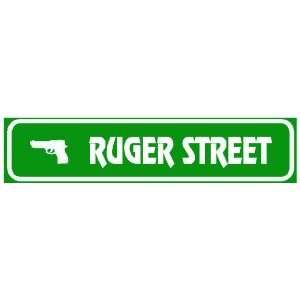  RUGER STREET game hobbie road sign