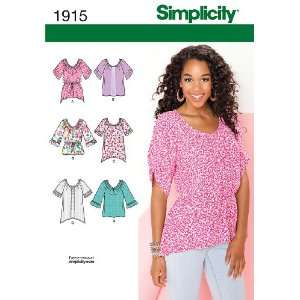  Simplicity Sewing Pattern 1915 Misses Tunic or Top, Size 