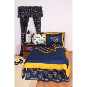  West Virginia Mountaineers Bed in a Bag   With White 