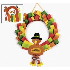 Loopy Turkey Wreath Craft Kit   Craft Kits & Projects & Decoration 