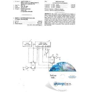   NEW Patent CD for DIGITAL COUNTER DRIVEN PACER 