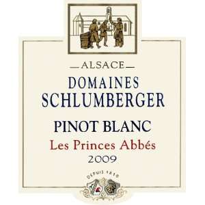   Schlumberger Princes Abbes Pinot Blanc 2009 Grocery & Gourmet Food