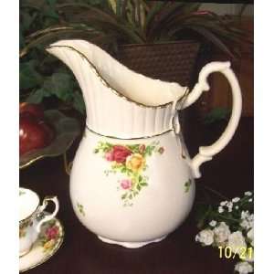    Royal Albert Old Country Roses Ribbon Pitcher