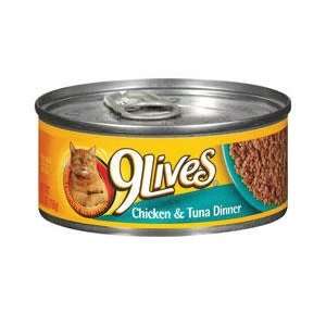  9Lives Chicken & Tuna Dinner 24/5.5 oz cans 