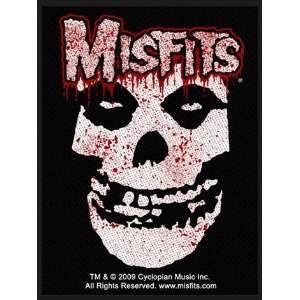  Misfits Bloody Fiend Official Woven Rock Music Band Badge 