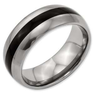  Dura Tungsten Enameled 8mm Polished Band ring Jewelry