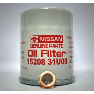com Nissan Titan Oil Filter w/ Free Drain Plug Washer Genuine Nissan 