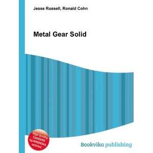  Metal Gear Solid 3 Snake Eater Ronald Cohn Jesse Russell 