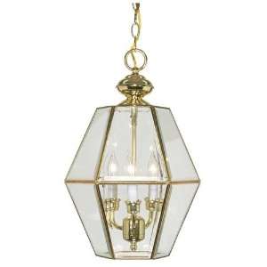  Nuvo 60/511 _ 3 Light Pendant in Polished Brass