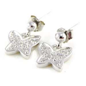  Earrings silver Papillon. Jewelry