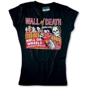   Racing Womens Wall of Death Girlytee Small S 3031 0428 Automotive
