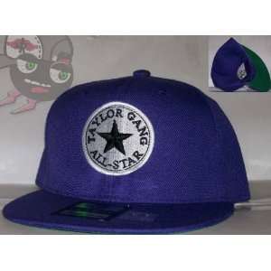  Taylor Gang All Star Purple Wiz Khalifa Snapback Hat Cap 