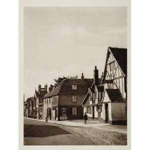  1926 Ye Olde Three Tuns Inn Cambridge Photogravure NICE 