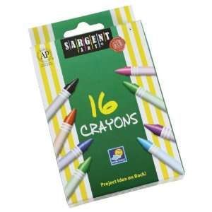  Sargent Art 35 0533 16 Count Regular Crayon, Peggable 