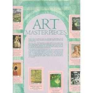  World of Stamps Series Art Masterpieces Stamps of 