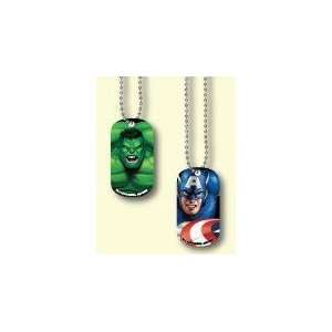  NEW Dog Tags Marvel Superheroes 6 count 