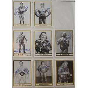 Wrestling Legends Autographed Trading Cards 1991