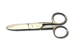 Aven 11012 Electrician Scissor with Two Notches, 5 Length, For 19 AWG 