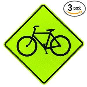 Elderlee, Inc. 9830.11103 Bicycle Crossing Sign 3M Diamond Grade Ultra 