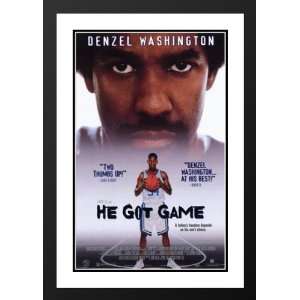  He Got Game Framed and Double Matted 32x45 Movie Poster 