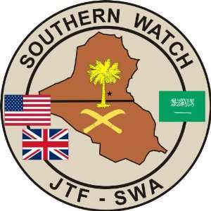  Iraq Southern Watch Decal Sticker 5.5 
