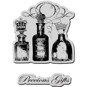  Stampendous Cling Rubber Stamp, Cling Bottled Gift Set 