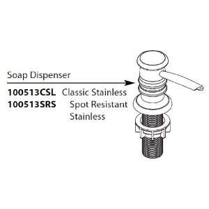   100513 Chrome Soap and Lotion Dispenser Pump 100513