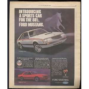    1980 Ford Mustang 3 Door & 2 Door Print Ad (10462)