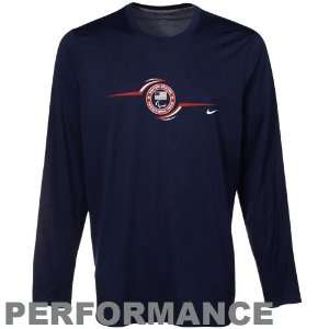  Nike USA Paralympic Team Navy Blue Speed Performance Long 