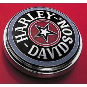  Harley Davidson Cloisonne Fuel Cap Medallion RED 99537 96 