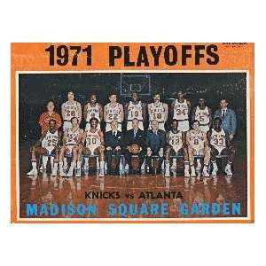 Madison Square Garden Unsigned NBA 1971 New York Knicks 