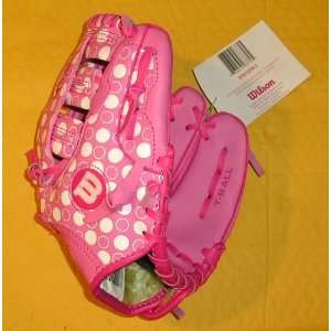  Wilson Pink Childs TBall Glove Toys & Games
