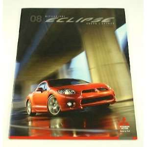   08 Mitsubishi ECLIPSE Coupe Spyder BROCHURE GT GS 