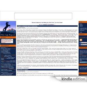  Mile High Report (Broncos) Kindle Store