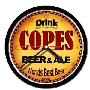  COPES beer and ale cerveza wall clock 