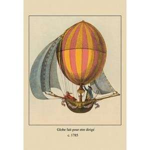  Vintage Art Globe Fait Pour Etre Dirige, c. 1785   15526 4 