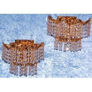  11 Three Tier Wall Lamp Sconce, Set of 2 Kitchen 