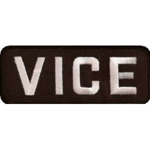  VICE Funny Embroidered Quality Fun Biker Vest Patch 