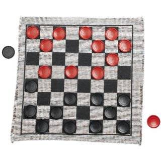 Jumbo Checker Rug Game by Multiflex Designs