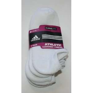 Adidas Womens Athletic Climalite No Show Socks 3 Pair   Size 9 11 