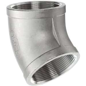   Steel 316 Cast Pipe Fitting, 45 Degree Elbow, Class 150, 2 NPT Female