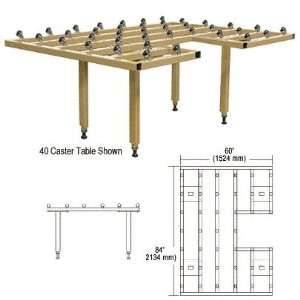   Caster Table with 140 Casters on 6 (152 mm) Centers by CR Laurence