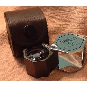  15x Jewelers Loupe with Leather Case