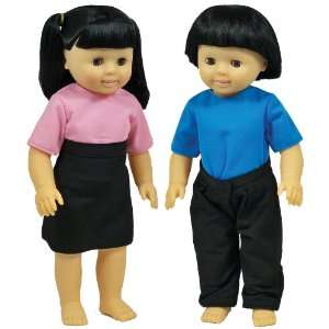  Asian Boy and Girl Doll Set Toys & Games