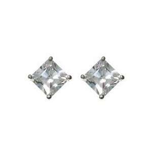  Sterling Silver Princess Studs 