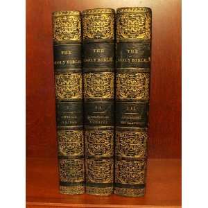  The Holy Bible 3 Volume Edition from 1815 N/A Books