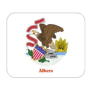  US State Flag   Albers, Illinois (IL) Mouse Pad 