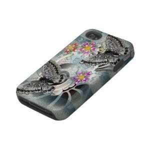  Butterfly Garden Iphone 4 Tough Case Cell Phones 