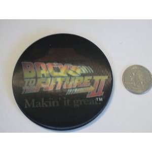  Back to the Future 2 Pizza Hut Lenticular Button 